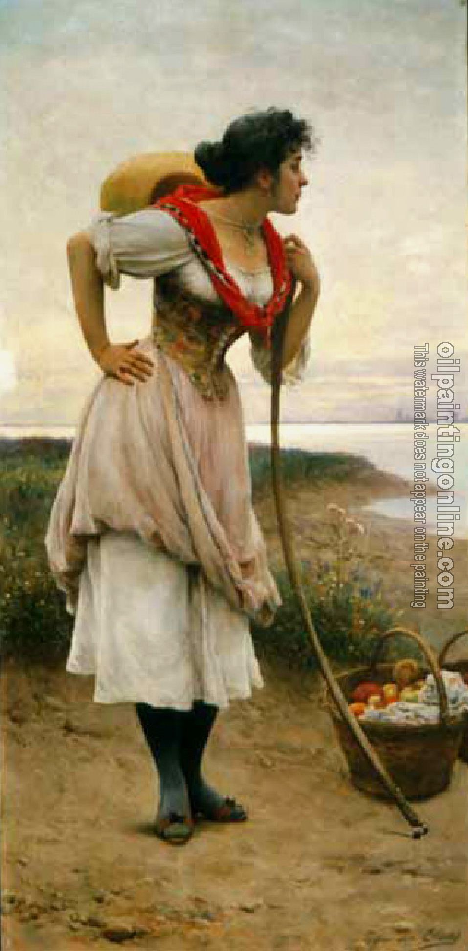 Eugene de Blaas - Fruit Vendor